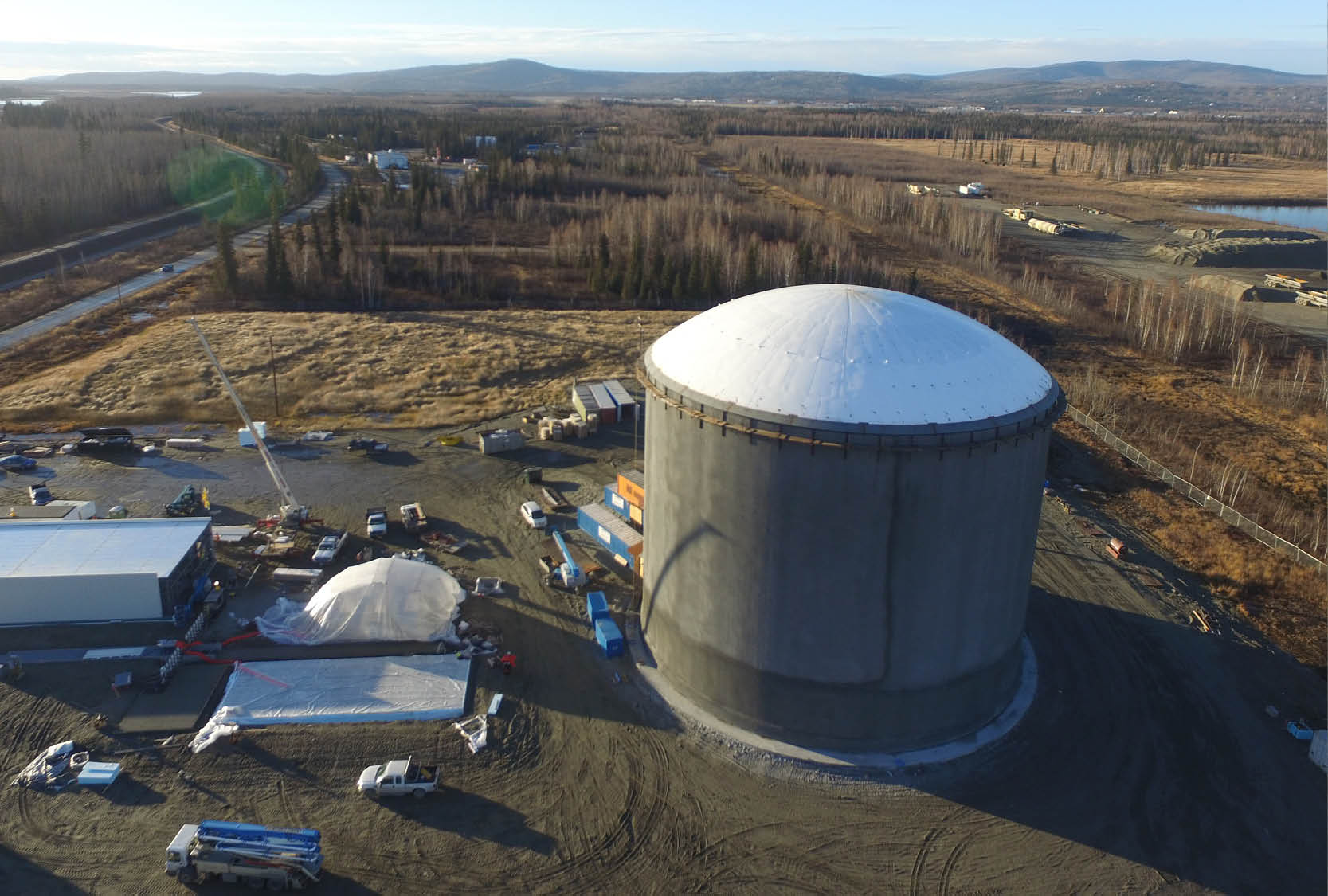 Fairbanks Natural Gas LNG Storage Tank
