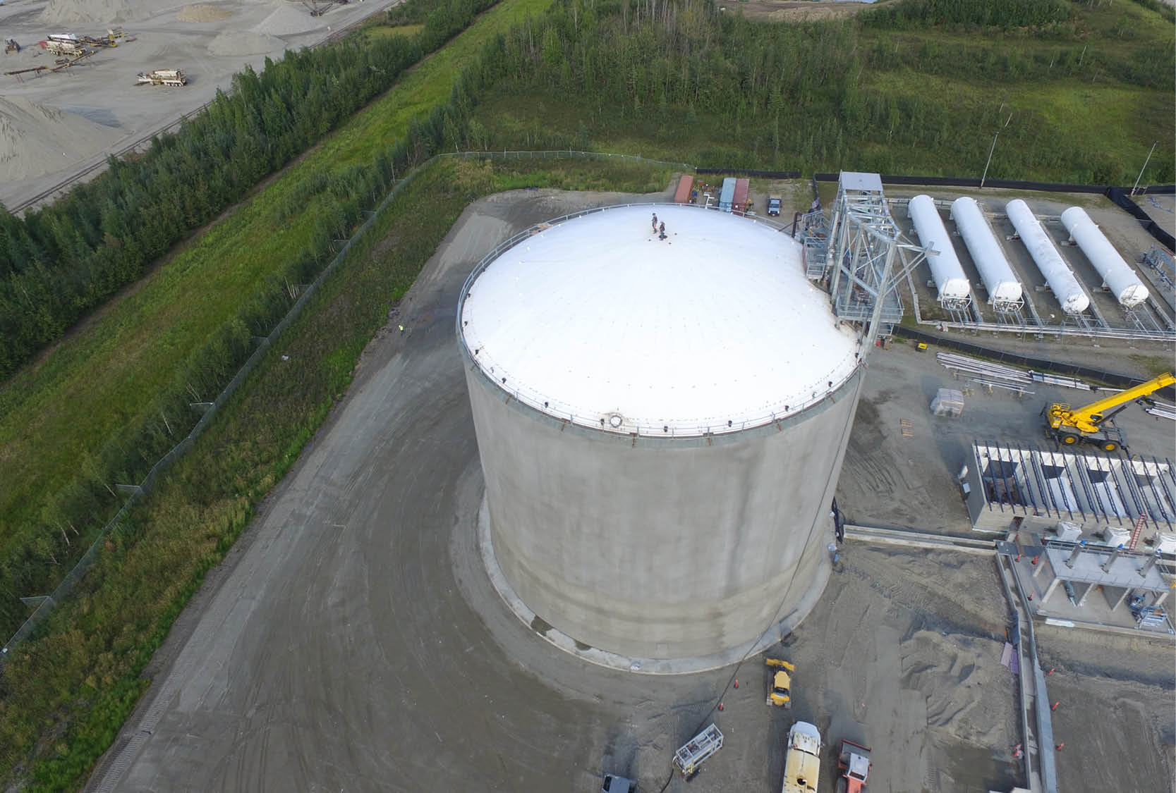 Fairbanks Natural Gas LNG Storage Tank